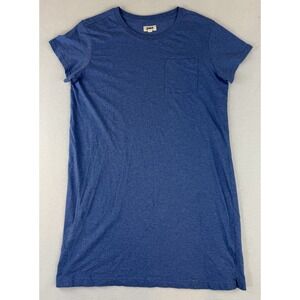 PACT Organic Cotton Short Sleeve Pocket T-Shirt Dress Sz Large Minimalist Staple